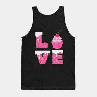 Cupcakes Baking Sweet - Love Tank Top